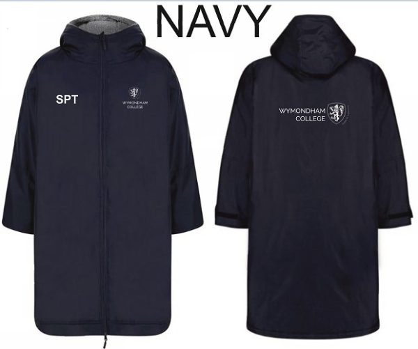 All Weather Robe Girl's (Navy) - O/S Senior