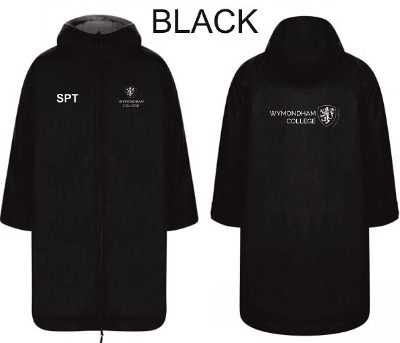 All Weather Robe Boys (Black) - O/S Senior