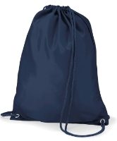 Acorn Navy Draw String Bag