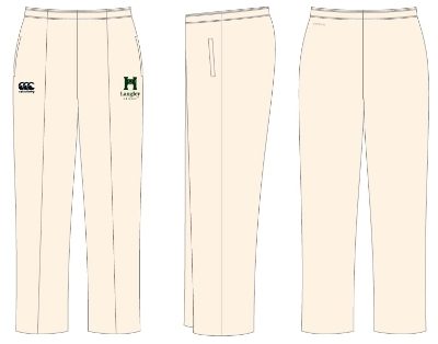 Langley Canterbury Cricket Trousers Senior ('Compulsory for Cricket Team Players')